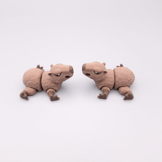 Mini Capybara Fidget Keychain