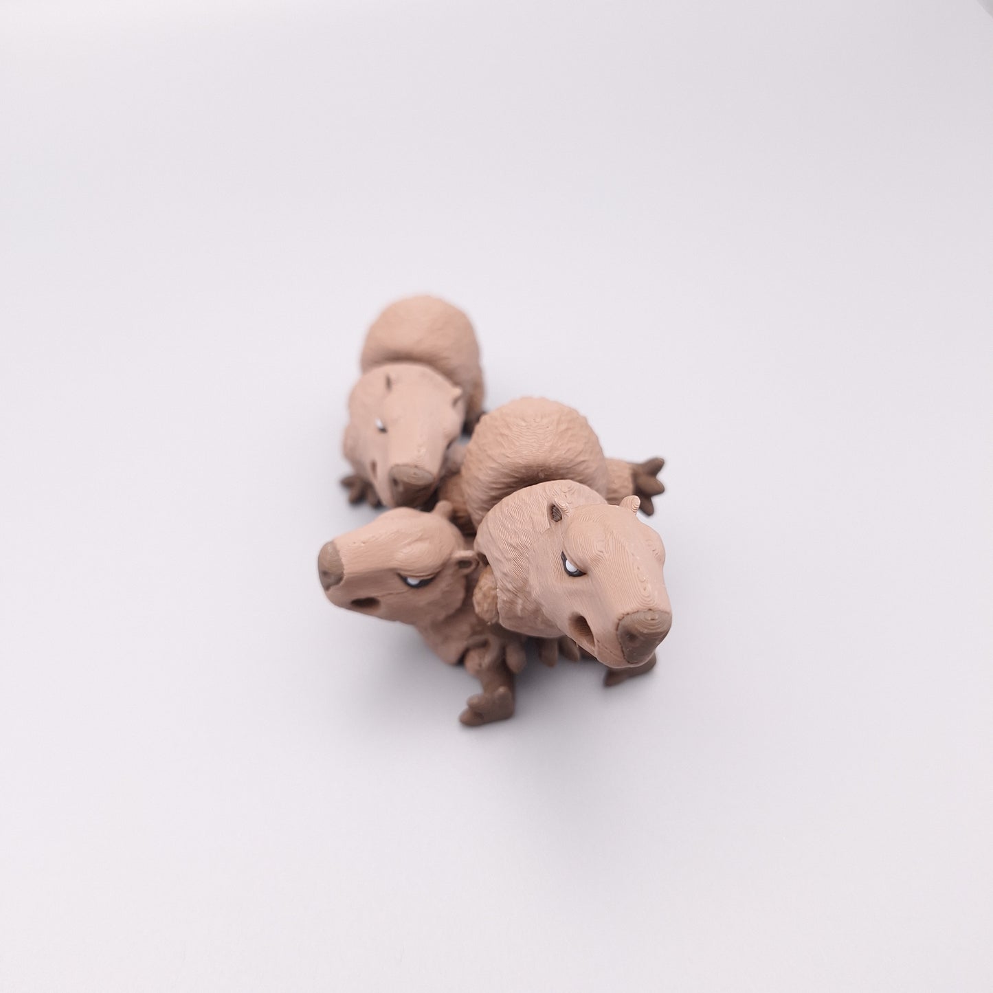 Mini porte-clés capybara anti-stress
