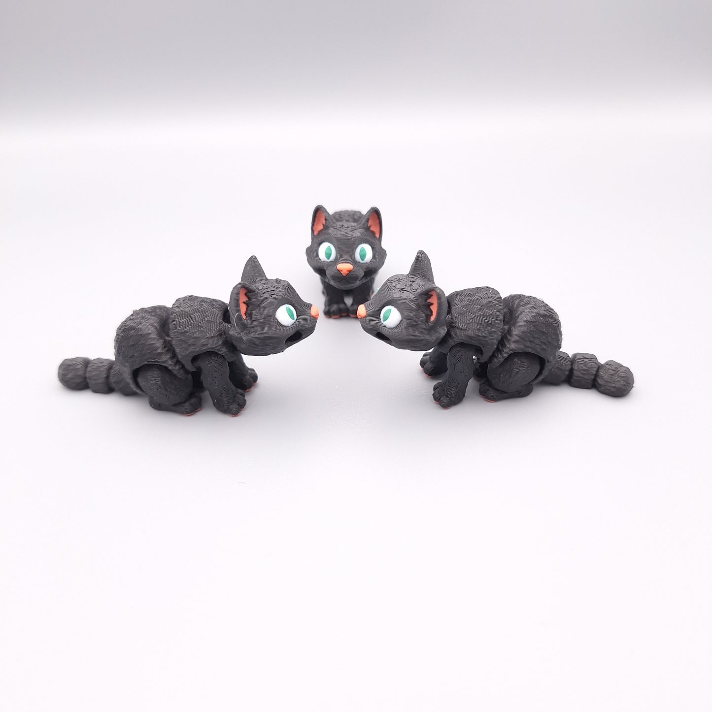 Mini porte-clés fidget chat