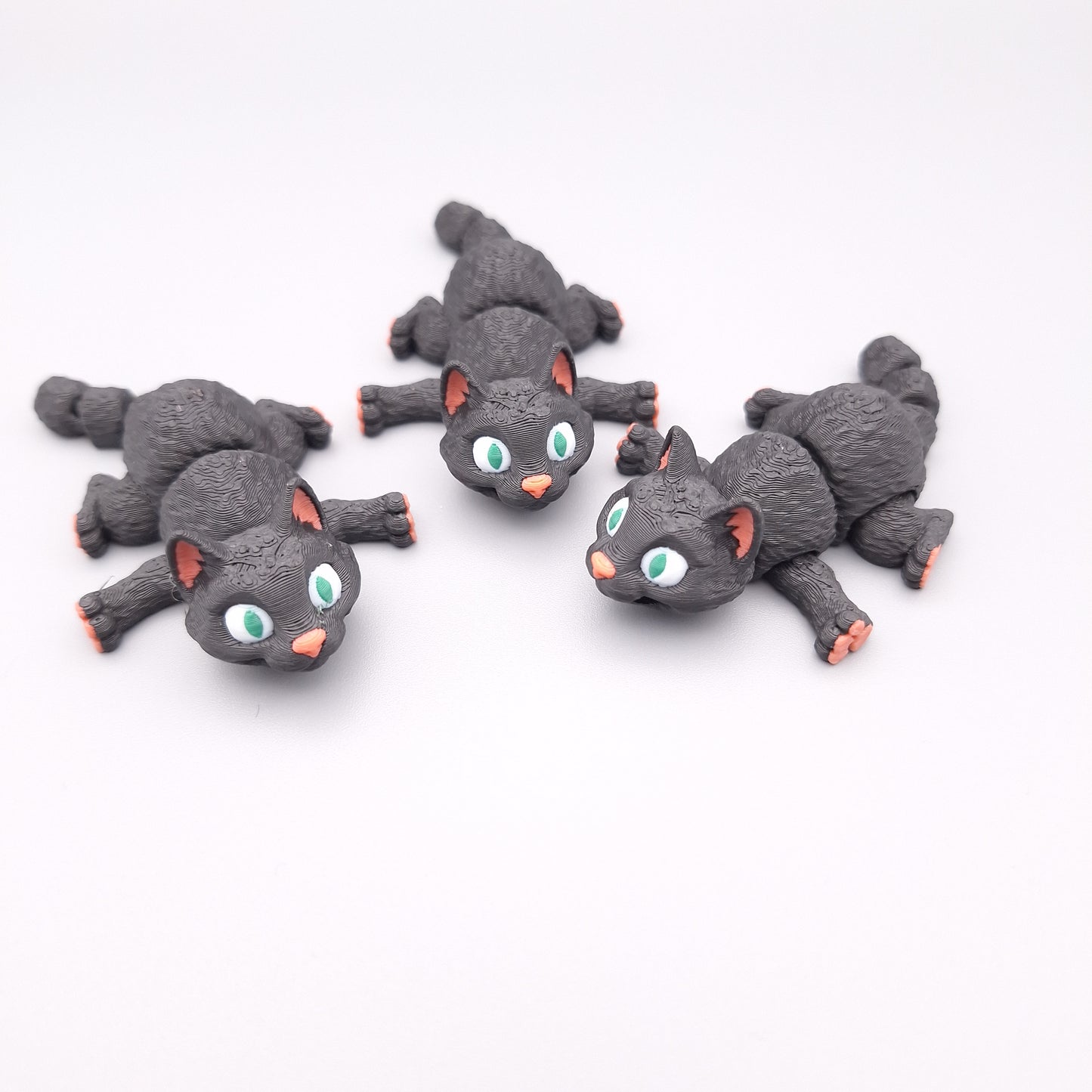 Mini porte-clés fidget chat