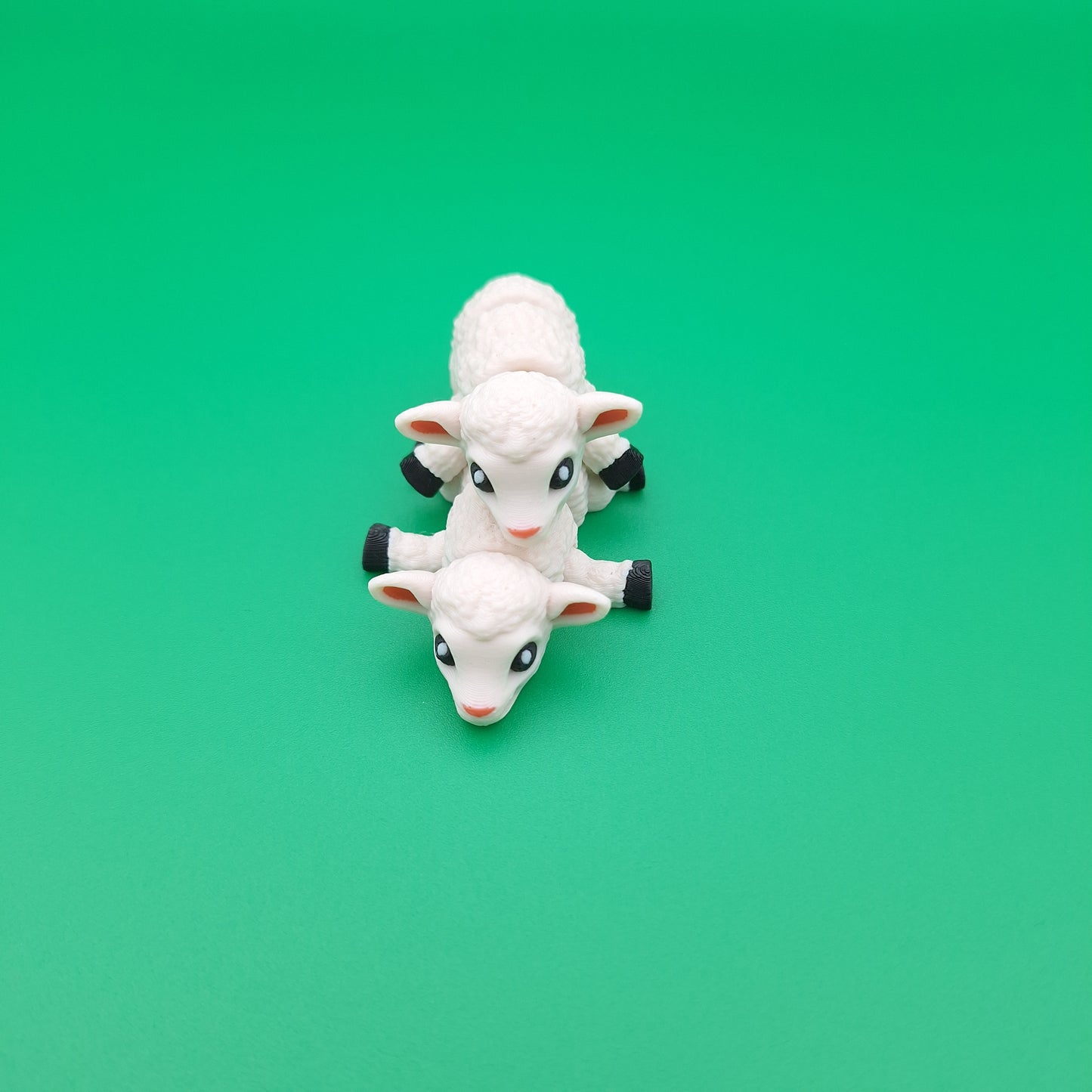 Mini Lamb Fidget Keychain