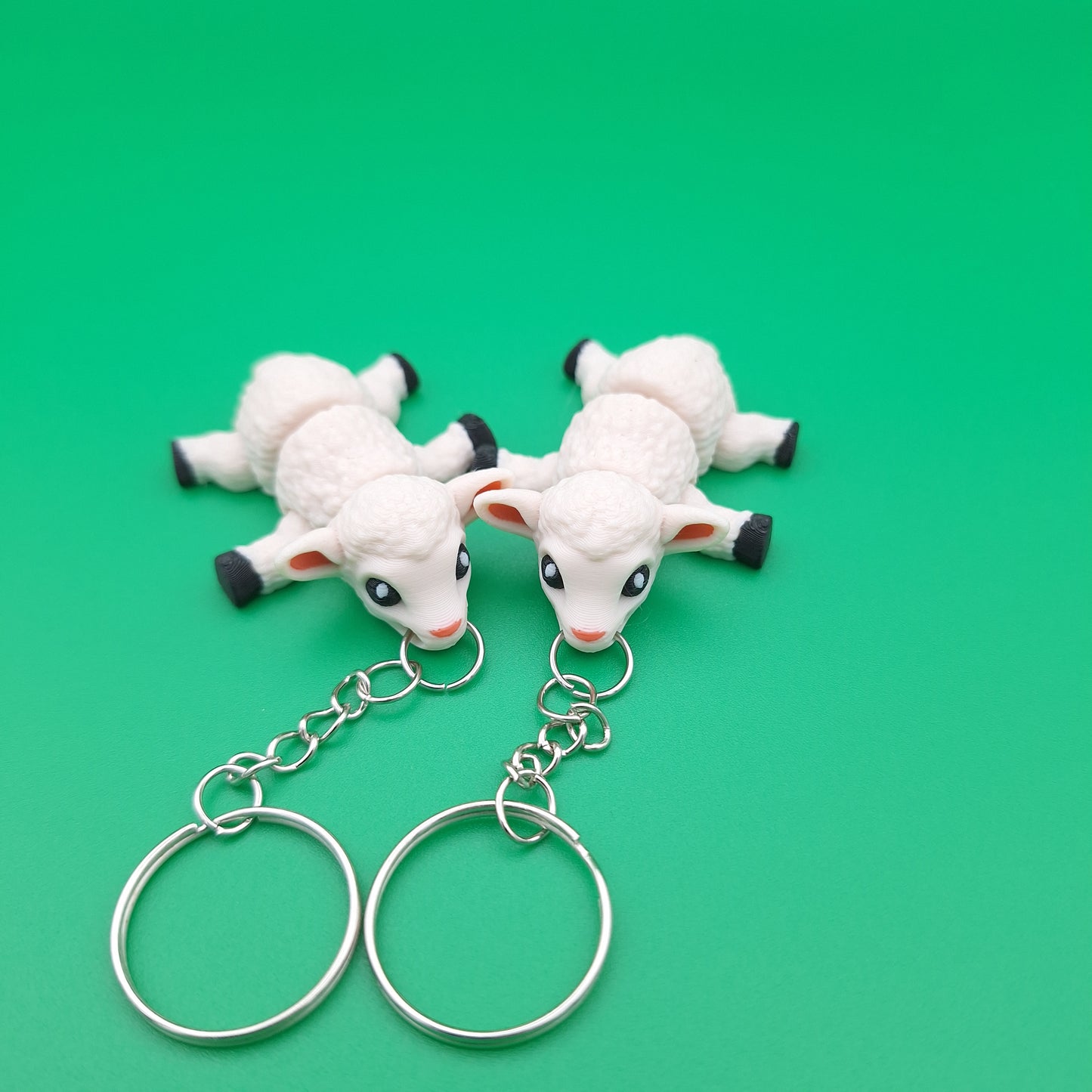 Mini Lamb Fidget Keychain