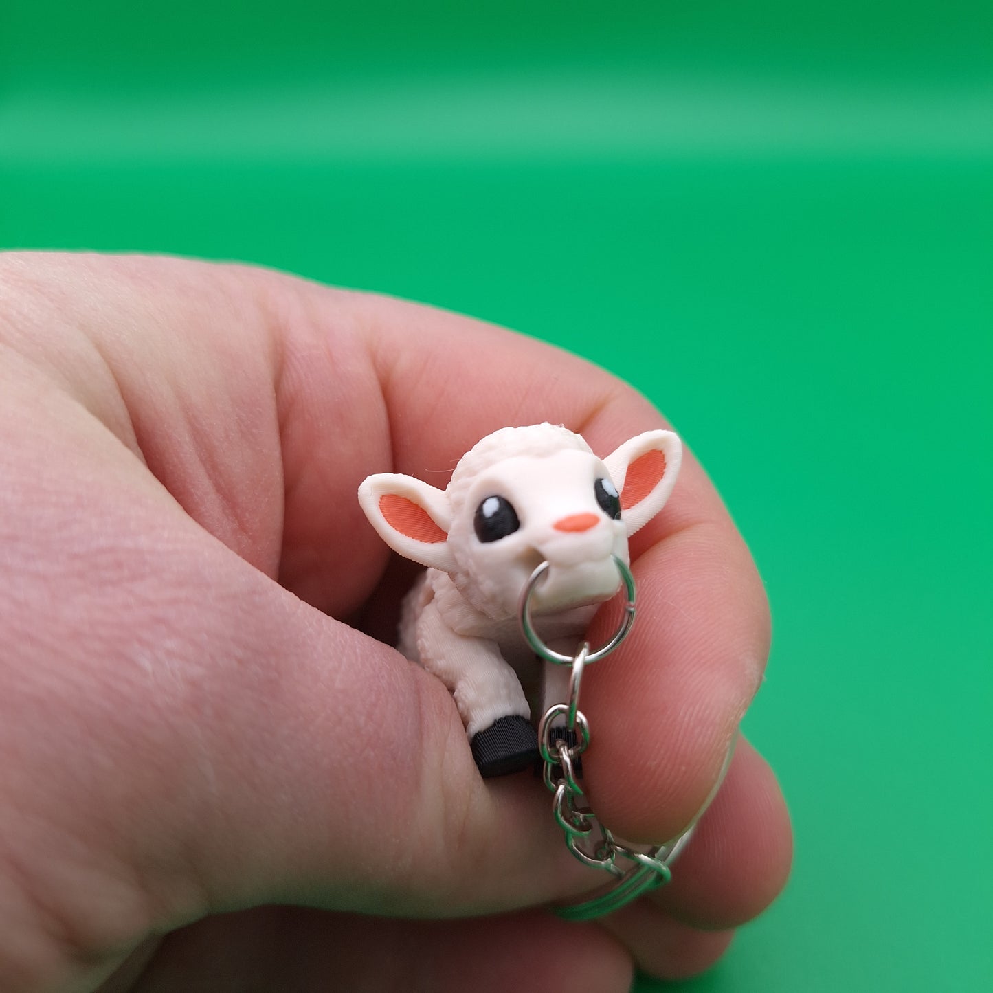 Mini Lamb Fidget Keychain