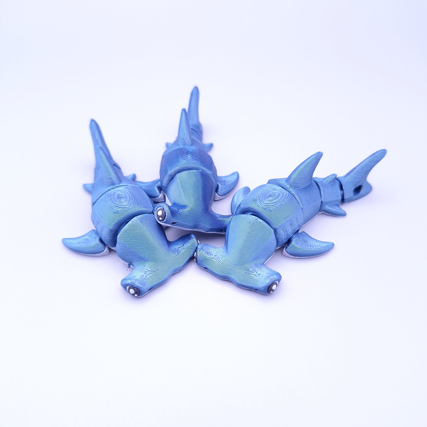 Mini Hammerhead Shark Fidget Keychain