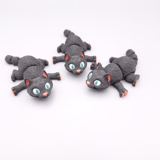 Mini Cat Fidget Keychain